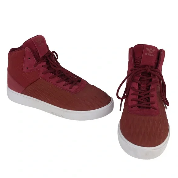 adidas | Shoes | Adidas Splendid Mid C Maroon Sneakers | Poshmark